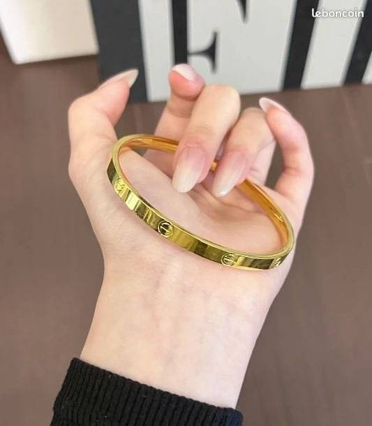 BARATARA FIXA DIN ARGINT 925 SUFLATA CU AUR 14 K 