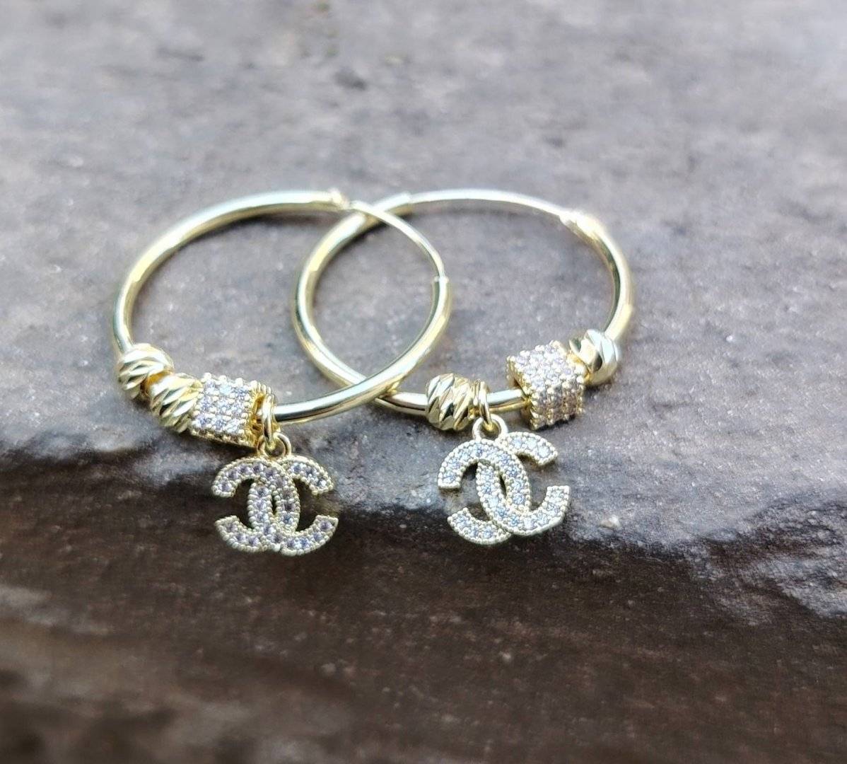CERCEI CHARMURI REDY PLACATI CU AUR 14 K 
