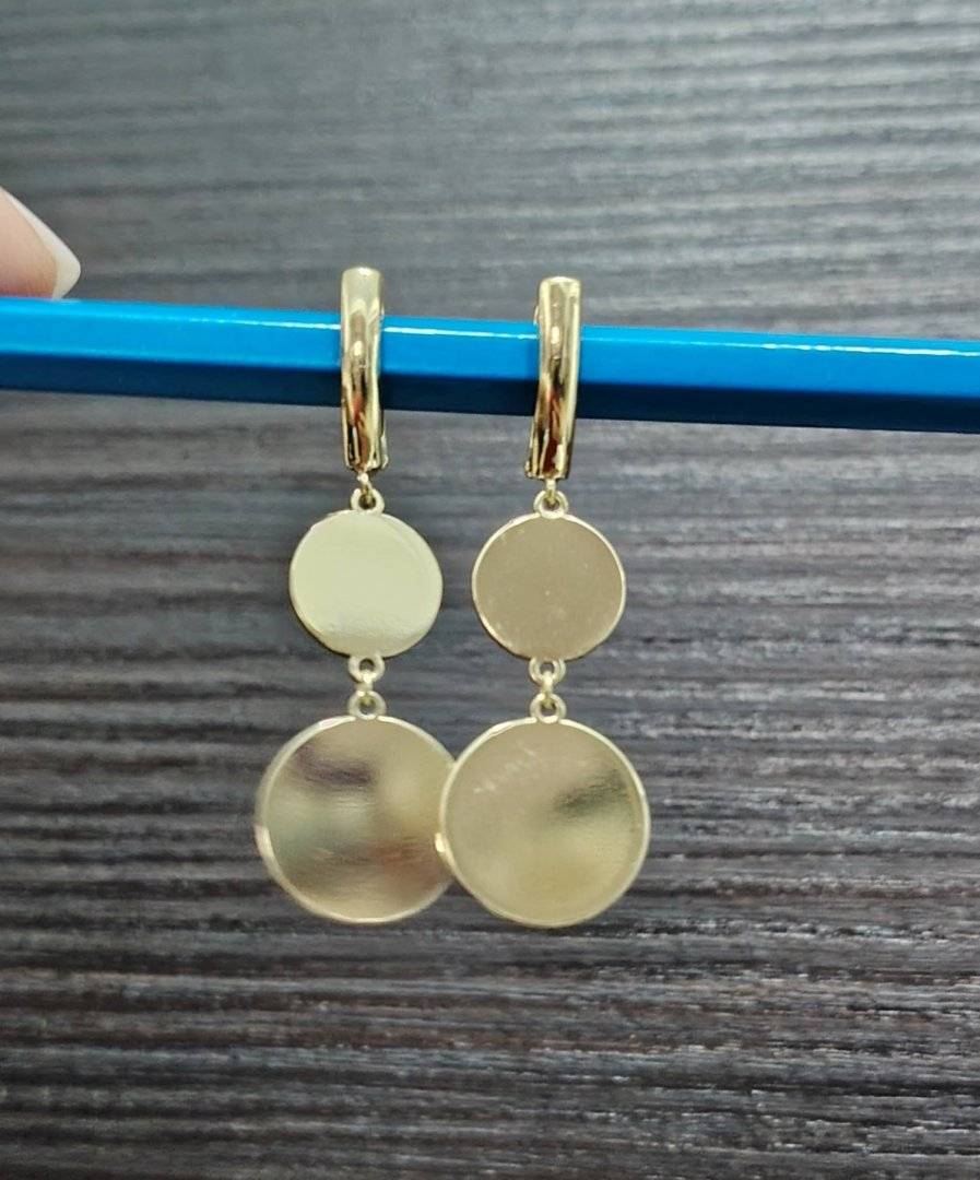 CERCEI TAMMY BANUT PLACATI CU AUR 14 K 