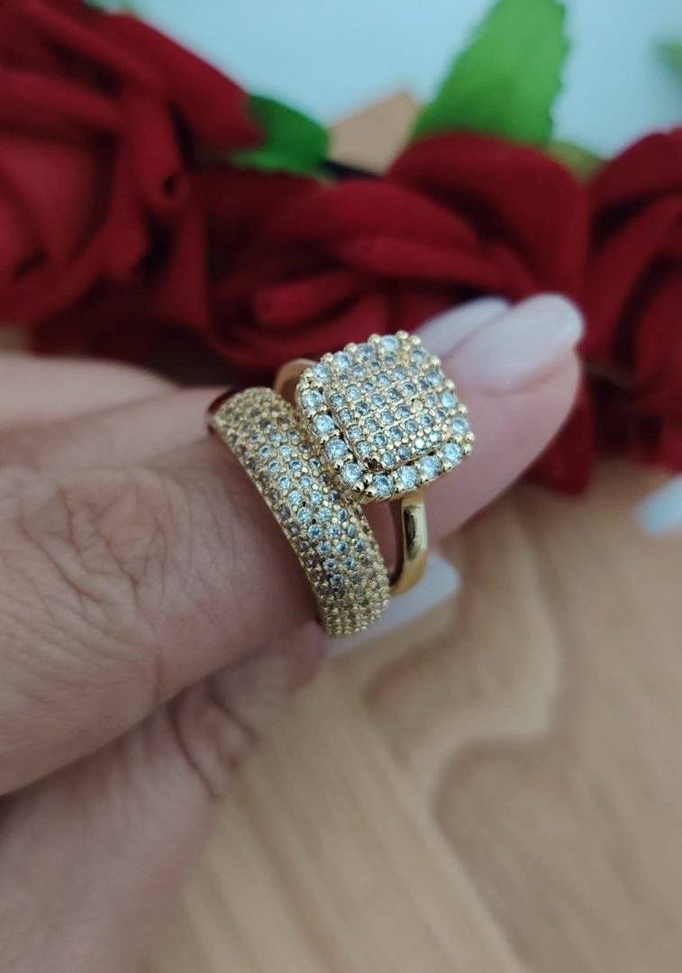 INEL 2 IN 1 LOVE PLACAT CU AUR 14 K 