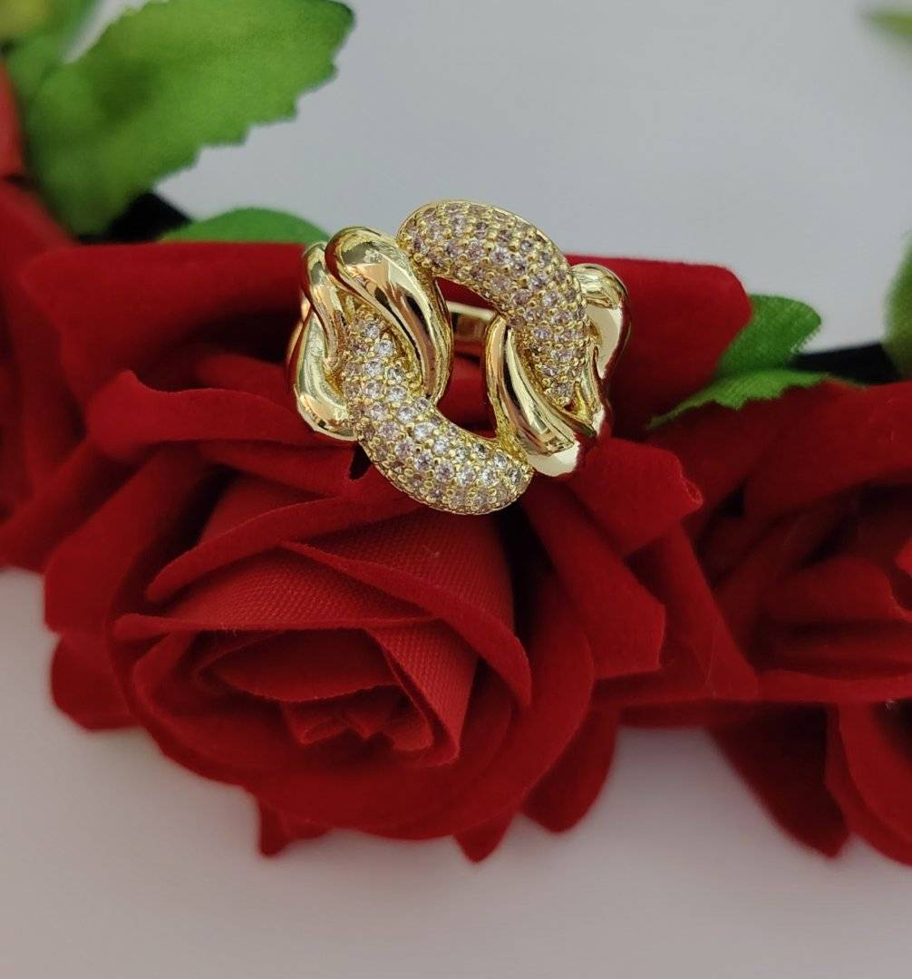 INEL CUBAN PLACAT CU AUR 14 K 