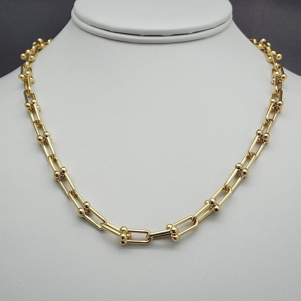 LANT dama otel inoxidabil placat cu aur 14 k INFINY 