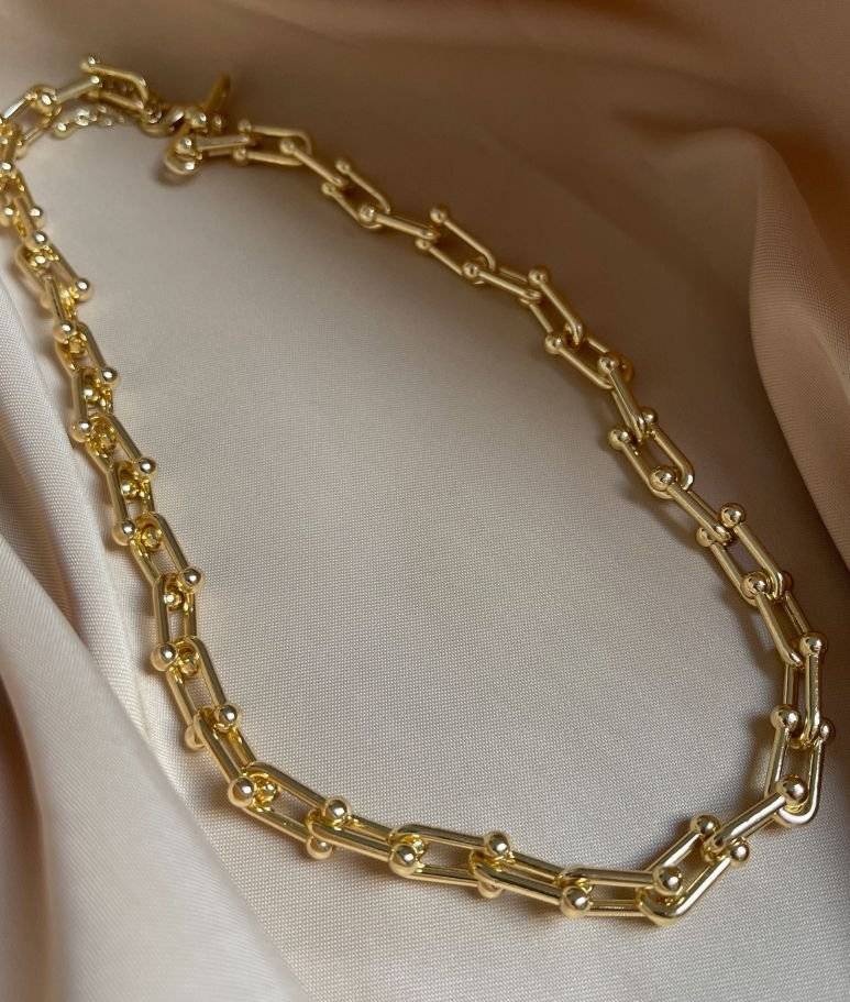 LANT dama otel inoxidabil placat cu aur 14 k INFINY 