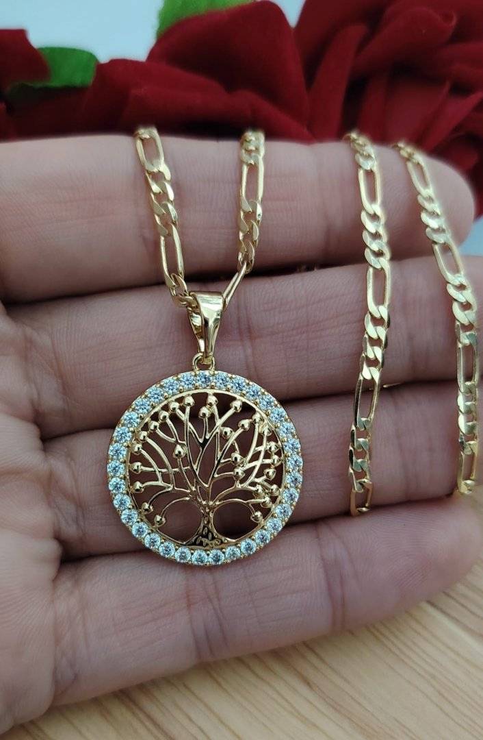 LANT POMUL VIETII PLACAT CU AUR 14 K