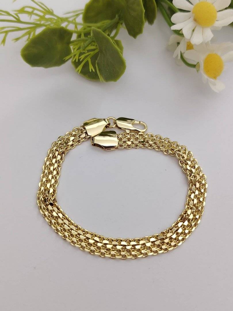 Set dantelat placat cu aur 14 k