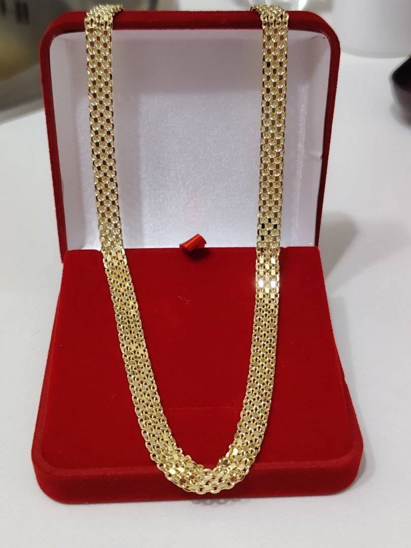 Set dantelat placat cu aur 14 k