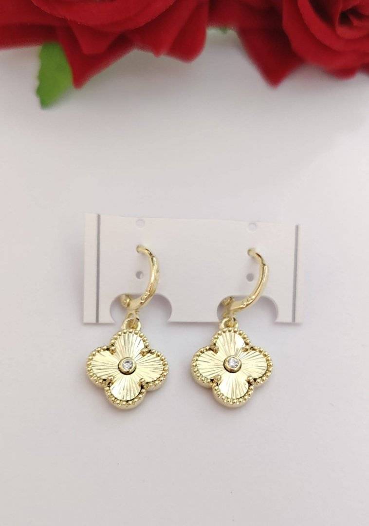 Set Trifoi placat cu aur 14 k 