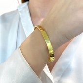BARATARA FIXA DIN ARGINT 925 SUFLATA CU AUR 14 K 