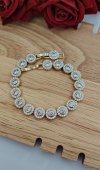 Bratara ANGELIC otel placat cu aur 14 k 
