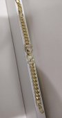 Bratara cu cap de jaguar placata cu aur 14 k 