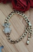 Bratara ursulet placata cu aur 14 k