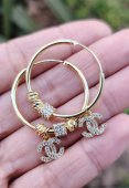 CERCEI CHARMURI REDY PLACATI CU AUR 14 K 