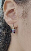 Cercei Chery placati cu aur 14 k