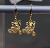 CERCEI TEDY HART PLACATI CU AUR 14K