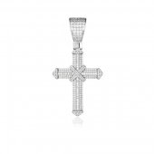 CRUCE DIN ARGINT 925 rodiat 2,5 cm 