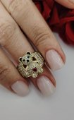 Inel  TEDY BEER placat cu aur 14 k 