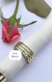 INEL DIN OTEL INOXIDABIL PLACAT CU AUR 14 K 