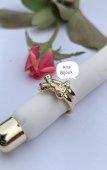 INEL DIN OTEL INOXIDABIL PLACAT CU AUR 14 K FLUTURE