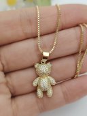 lant URSULET PLACAT CU AUR 14 K 