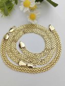 Set dantelat placat cu aur 14 k