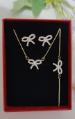 SET DUMY 3 PIESE PLACAT CU AUR 4 K 